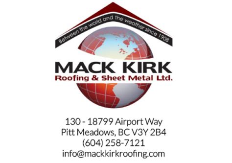 mack kirk roofing & sheet metal ltd|mack kirk roofing bc.